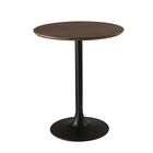 Creative Nordic solid wood iron round simple lazy sofa table corner small coffee table