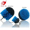 Zhenda 3Pcs Blue Drill Brush for Cleaning