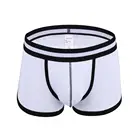 Strips Elastic Bands Underwear Boxers for Men Soft Cotton Men's Boxer Shorts