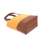Fashion woman school work shopping felt tote bag felt handbag