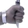 Stainless steel chain link gloves/Cut resistant butcher gloves