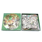 Adult and Kids Wholesale Custom print Paper Cardboard holiday Jigsaw Puzzle Games
