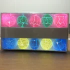 2020 Hot Festivals Lighting Easter Decorative10 Count Colorful Crack Ball Lights String Battery LED Globe Lights For Home Party