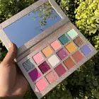 18 Colors Makeup high Pigment OEM Eye Shadow Palette Low Moq Private Label rose gold cardboard shimmer eyeshadow Palette