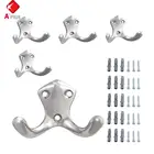 316H over door metal hanger with clips clothes hanger zinc alloy nickel coat hook