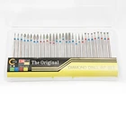 Bits 1.6mm Nail 30 Piece Diamond Tip Carving Burr Drill Bit Set