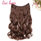 24-inch female Long curly fish line hair extension na high temperature fiber synthetic hair