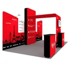 Portable Booth Aluminum Exhibition Booth Customized Custom Portable Aluminum Exhibit 3x6 Aluminum Booth