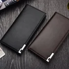Wallet Men Long Type Pu Leather Bifold Wallet Coin Purse Wallet To Hold Many Cards