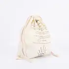 Factory sale small cotton string drawstring shopping bag