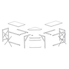 Furniture Office High End Multi-function Modern Furniture Medical Bangladesh Steel Desk Computer Office Table