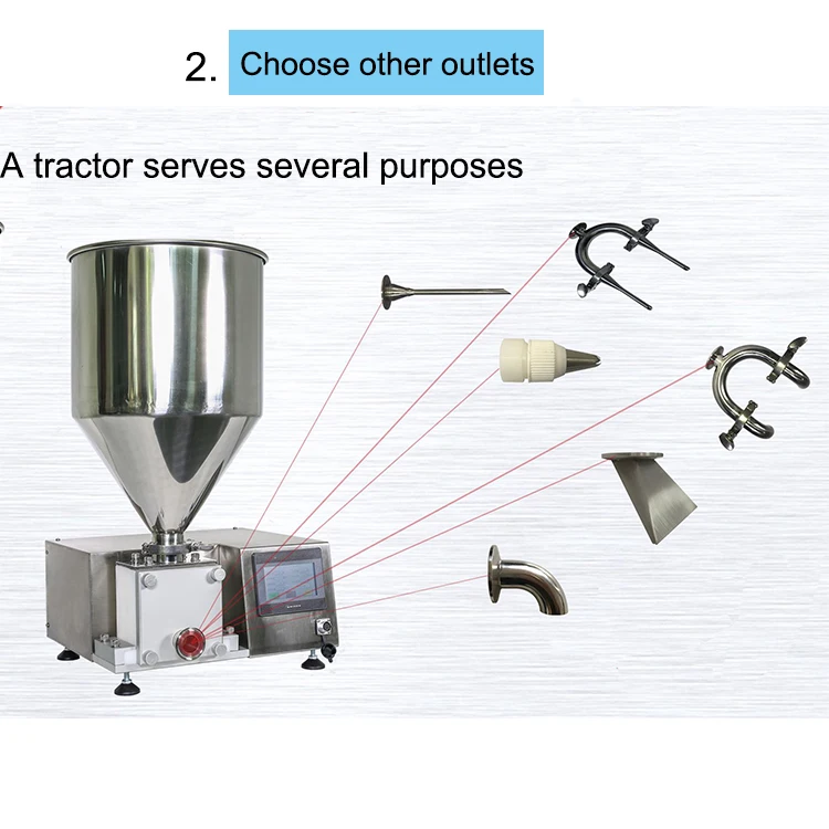 Commercial Yogurt And Ice Cream Cup Filling Machine Bread Cream Filling Machine