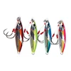 Fulljion New Arrival Japan Quality 40/60/80/100G Slow Jigging Lures Lead Fish With Double Hooks Slow Jigs Saltwater Fishing Lure