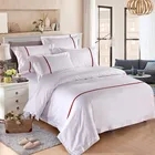 percale sateen satin stripe 200 250 300 tc cotton fabric for bedding