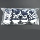 Dog Cloth Shoes Boots Canvas Denim Anti-Slip Puppy Sneaker Spring Summer Paws Protective cowboy pet shoes