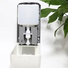 white No-Touch automatic soap dispenser alcohol hand sanitizer wall-mounted sensor 1200ml
