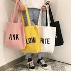 Customized logo printed reusable plain cotton canvas supermarket shopping tote bag wholesale