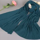 Shinny color plain pearl chiffon hijab scarf new style fashional Islamic hijab muslim hijab scarf for women wholesale