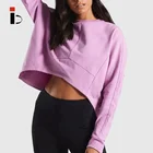 Women's fitness yoga long sleeve backless exercise shirts