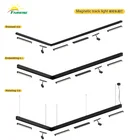 Rohs Office Track Shop Supermarket Office Exhibition Home Application Linear Strip Magnetic Track Light