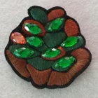 2020 Newest Design & Style Custom Beaded Appliques Beaded Patches Handmade Patches Fabric Embroidery Patches