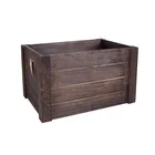 Cut Gift Brown Heart Shaped Cut Display Plants Fruits Gift Hampe Rwood Crate Storage