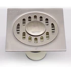 Shower Drains Side Outlet Bathroom Quad Rectangular Floor Drain Indoor Drainers Water Waste Stealth Drain