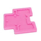 Jeep For Keychain Silicone Molds Shiny S276 Keychain Mold Car Shaped Silicone Jeep Mold For Keychains