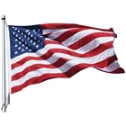 Textile High Quality Logo Printing National Flag Cheap Polyester Custom Logo Flags