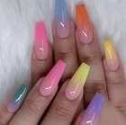 Nail Nails Nails On Press INS New Style Private Label Coffin Nail Tips Extra Long Nail Tips Press On Nails