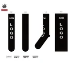 oem custom socks design own logo men crew socks private your label bamboo cotton black man sport sock elite