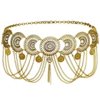 Sexy Belly Waist Chain Bikini Body Chain Summer Beach Body Jewelry Set for Women Girls Gold Tone