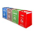 Custom Bag Recycle Bag Custom Eco Friendly Pp Laminated Tote Recyclable Pp Woven Garbage Bag Rubbish Bag