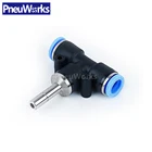Fittings PBJ Series Tee Plug-in Quick Connect Fittings / Air Fittings