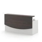 Custom Restaurant Hotel solid surface reception desk countertop front counter Cashier Desk reception desk white