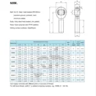 LDK NXM8 male heim rose joint heavy duty loader slot injection chromoly rod ends