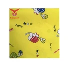 Good quality new fashion children's yellow tortoise printed fabric for children's garments