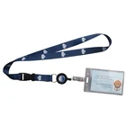 Neck Lanyards Neck Lanyard Customized Custom High Quality Yoyo Neck Lanyards With Retractable Badge Holder Clip