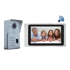7 Inch Villa Video Door Phone Home Intelligent Access Control Security System with Fingerprint Unlock