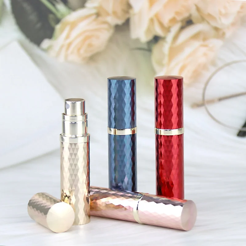 Twist Refill Aluminium Perfume Mist Spray Bottle Mini Travel Perfume