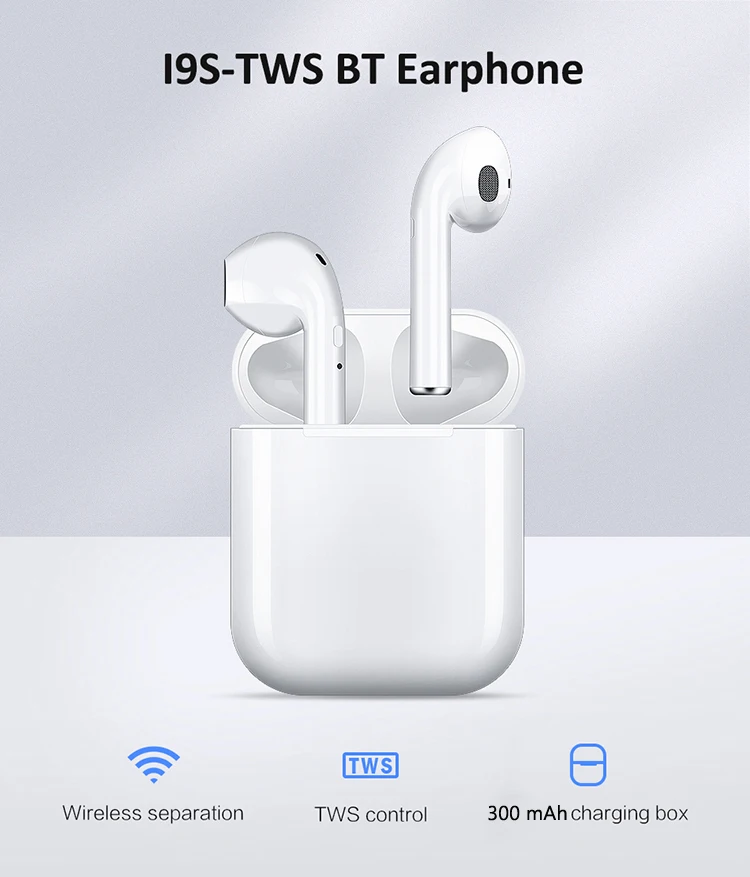 2019 Hot Selling BT Earphone V5.0 i9s TWS Mini Wireless Earbuds Dual Calling for all smartphone - ANKUX.COM