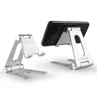 Changjian Mt500 Tablet Phone Stand for Bed Sofa Desk, Adjustable Foldable Holder Aluminum