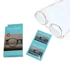 pre-moistened lens wipes eye glasses cleaning wet wipes