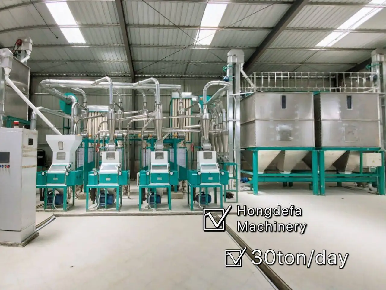 30t Per Day Maize Grinding Mills Maize Milling Machine For Sale In