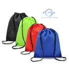 190t Polyester Lightweight Drawstring Bag/Christmas Drawstring Gift Bag/Drawstring Shoe Bag