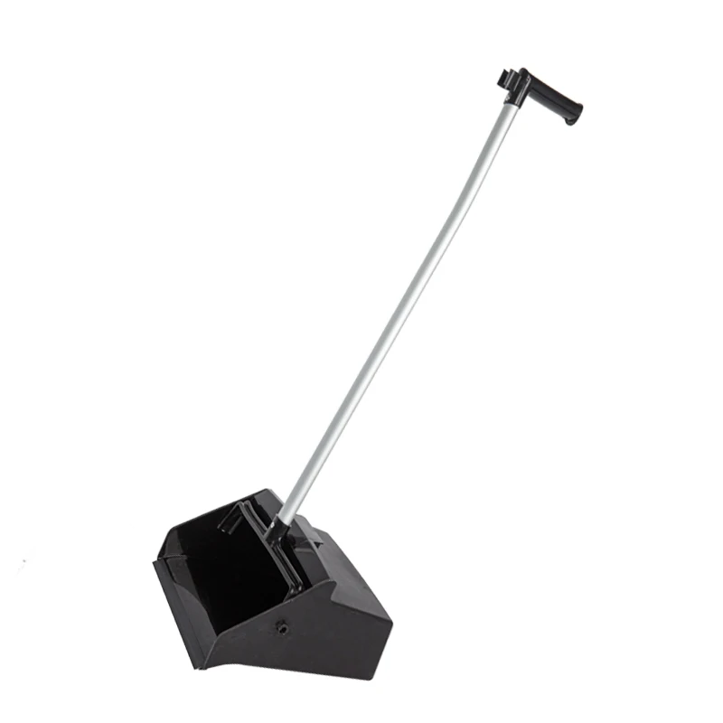 Best price hotel lobby plastic black dustpan without handle