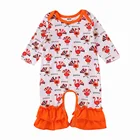Thanksgiving lovely turkey baby bodysuit romper clothing unisex girl and boy