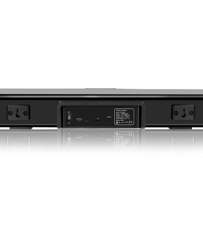 GAS-8040 20W Subwoofer Soundbar Bluetooth Bass Wireless Speaker 4400Mah Portable With Remote Control LCD Display Home Theater TV - ANKUX.COM