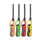 Custom colorful mini refillable bbq lighter encendedores gun shape torch lighter