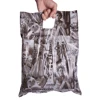 Latest fashion standard size plastic shopping bag die cut bag with handle